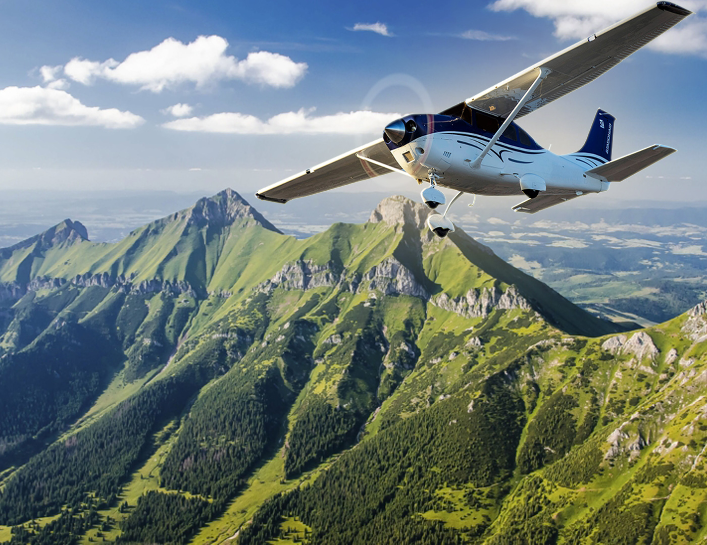 Dar Ekov Poukaz Vyhliadkov Let Lietadlom Ponad Vysok Tatry A